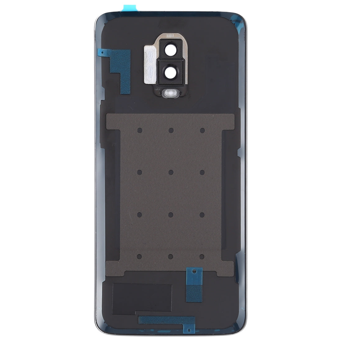 For OnePlus 6T Original Battery Back Cover with Camera Lens (Jet Black)