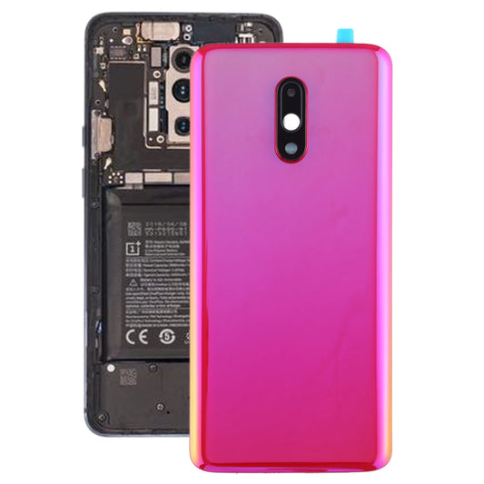 For OnePlus 7 Original Battery Back Cover with Camera Lens Cover (Red)