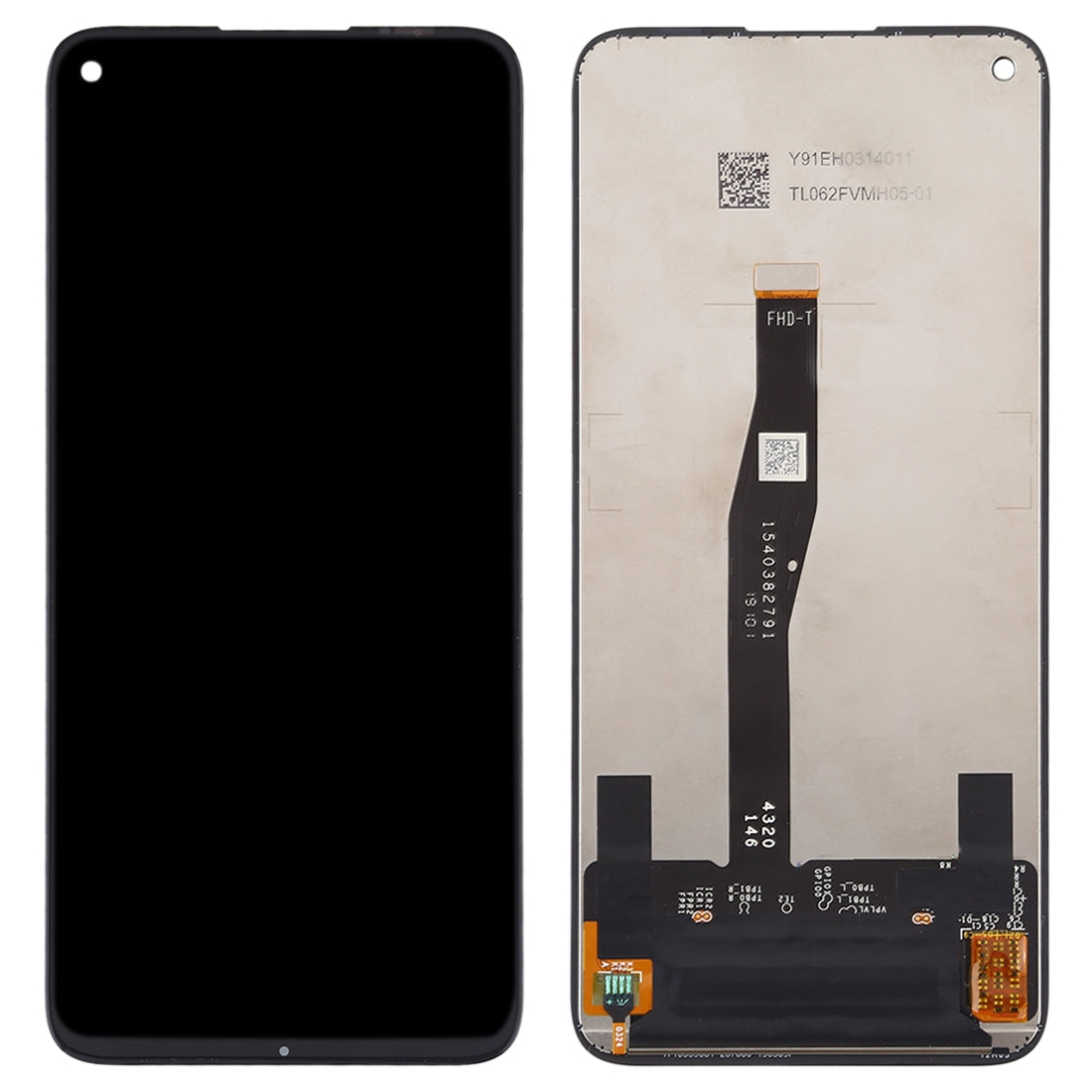 Original LCD Screen and Digitizer Full Assembly for Huawei Honor 20(Black)