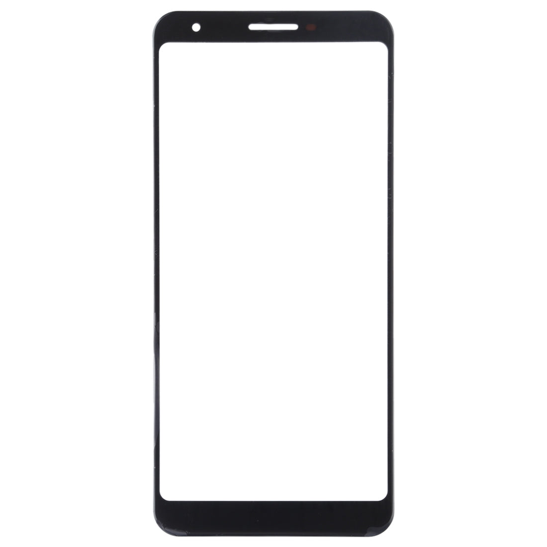 Front Screen Outer Glass Lens for Google Pixel 3a(Black)