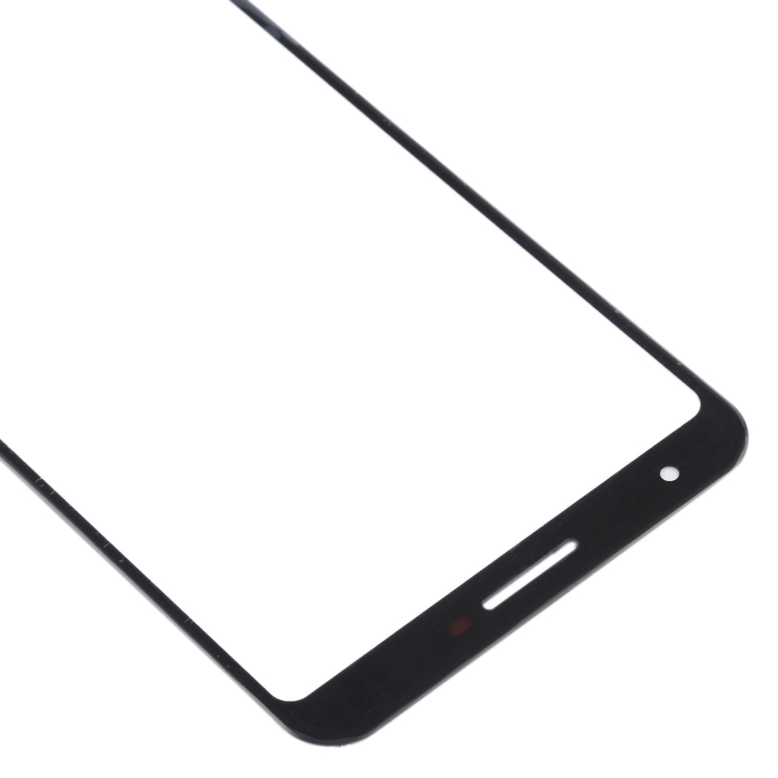Front Screen Outer Glass Lens for Google Pixel 3a(Black)