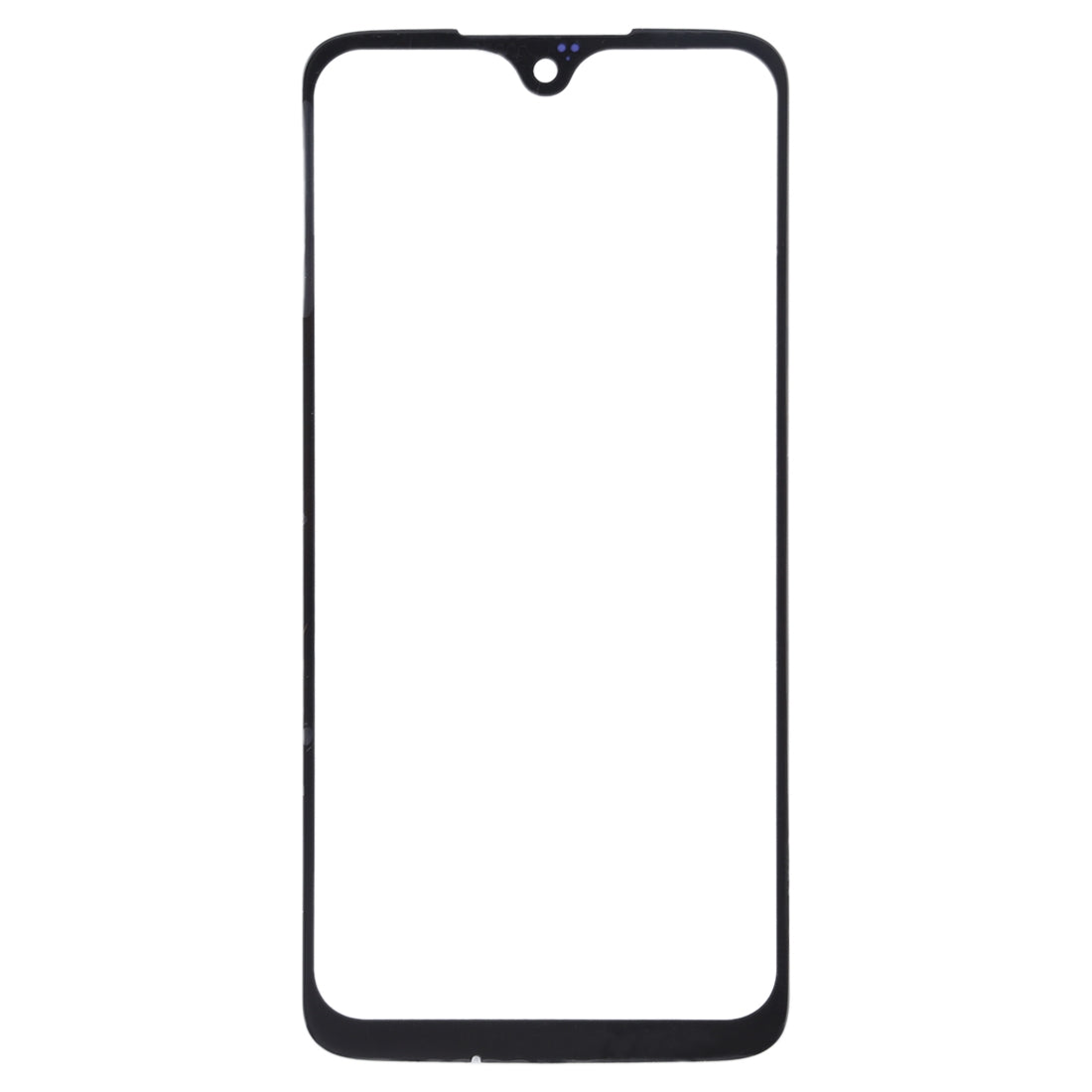 Front Screen Outer Glass Lens for Motorola Moto G7 Plus(Black)