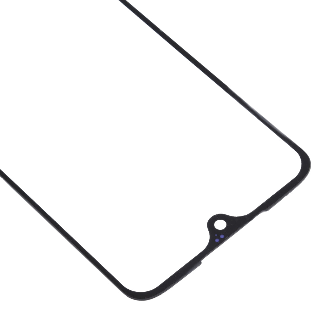 Front Screen Outer Glass Lens for Motorola Moto G7 Plus(Black)