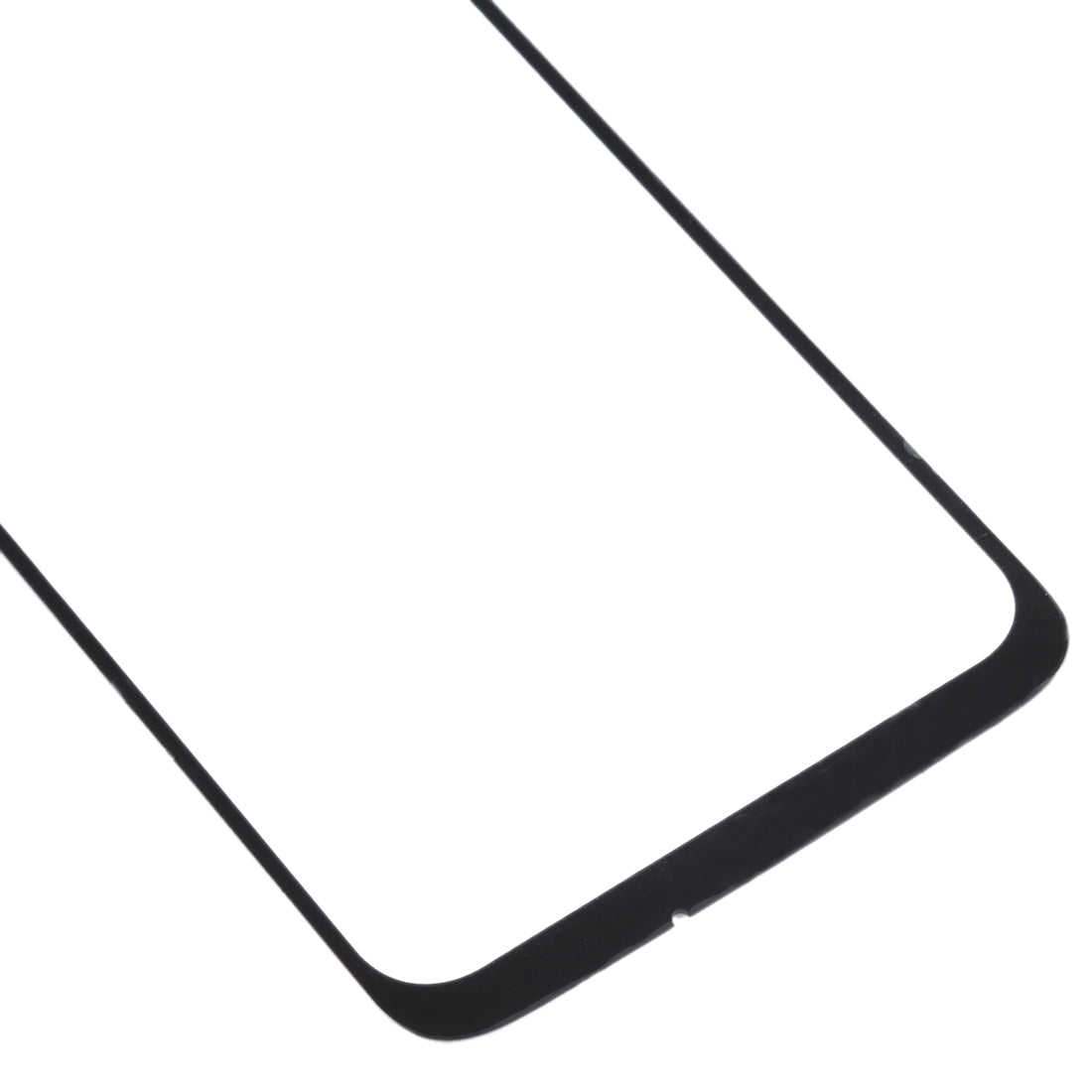 Front Screen Outer Glass Lens for Motorola Moto G7 Plus(Black)