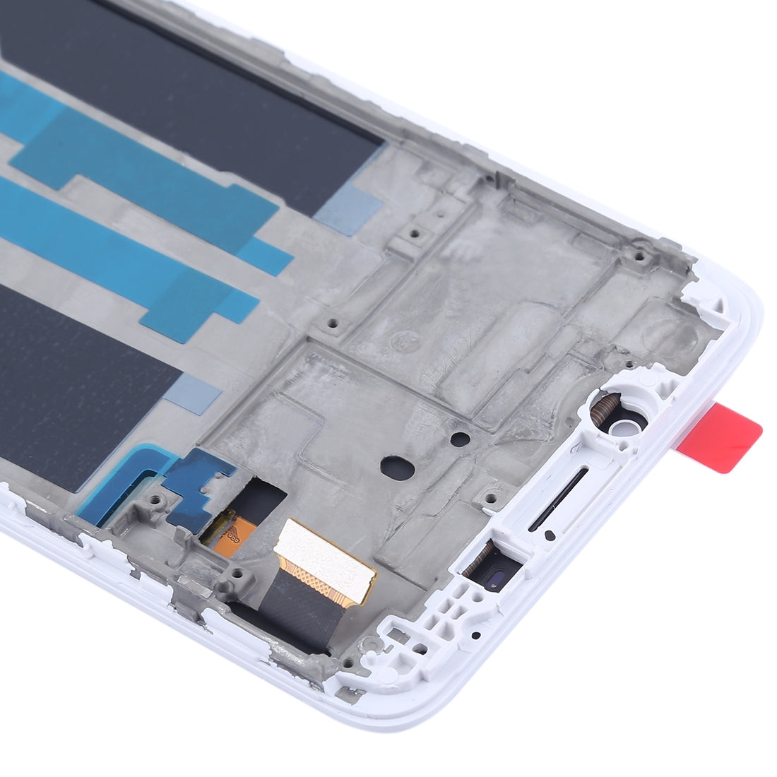 For OPPO R9 LCD Screen (TFT)+ Touch Panel with Frame(White)