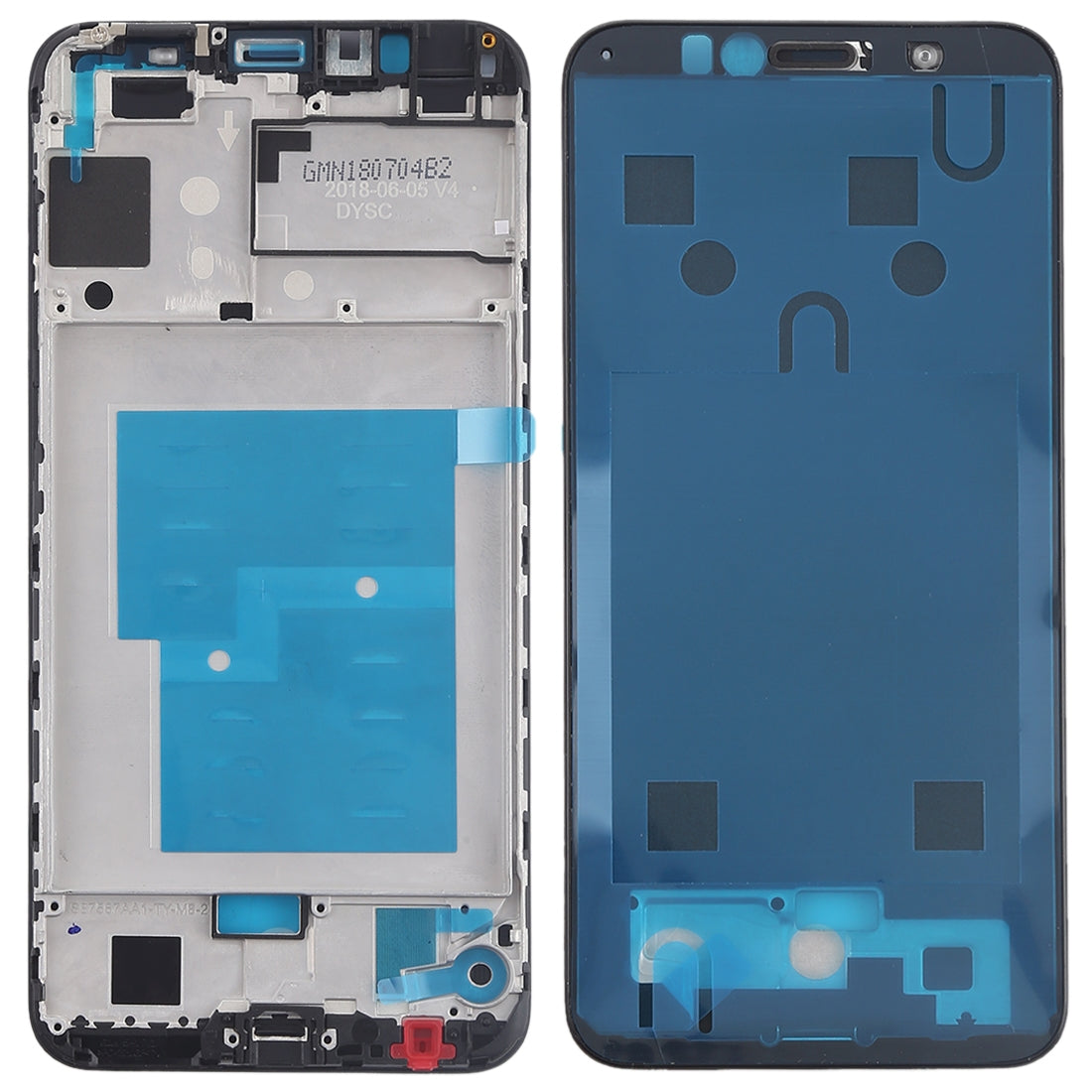 Front Housing LCD Frame Bezel for Huawei Y6 (2018)(Black)