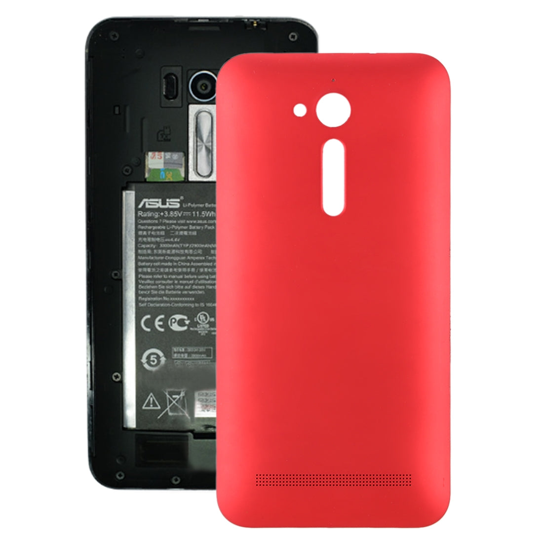 Battery Back Cover for Asus ZenFone Go / ZB500KG(Red)