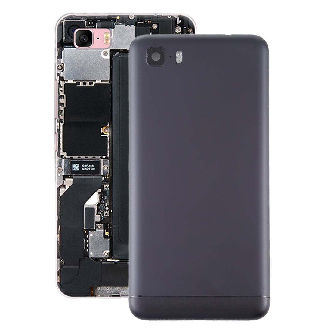 Battery Back Cover with Camera Lens for Asus Zenfone 3s Max ZC521TL(Black)