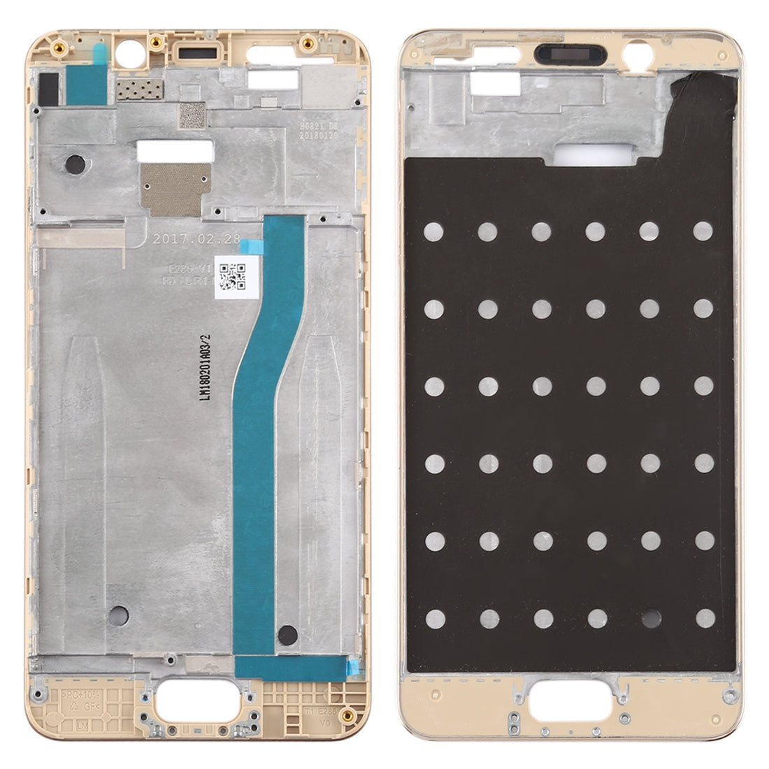 Middle Frame Bezel Plate for Asus Zenfone 3s Max ZC521TL(Gold)