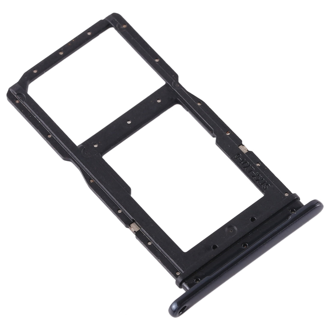 SIM Card Tray + SIM Card Tray / Micro SD Card Tray for Huawei P Smart Z / Y9 Prime (2019) (Black)