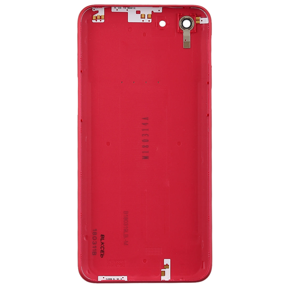 For OPPO A83 Back Cover with Camera Lens (Red)
