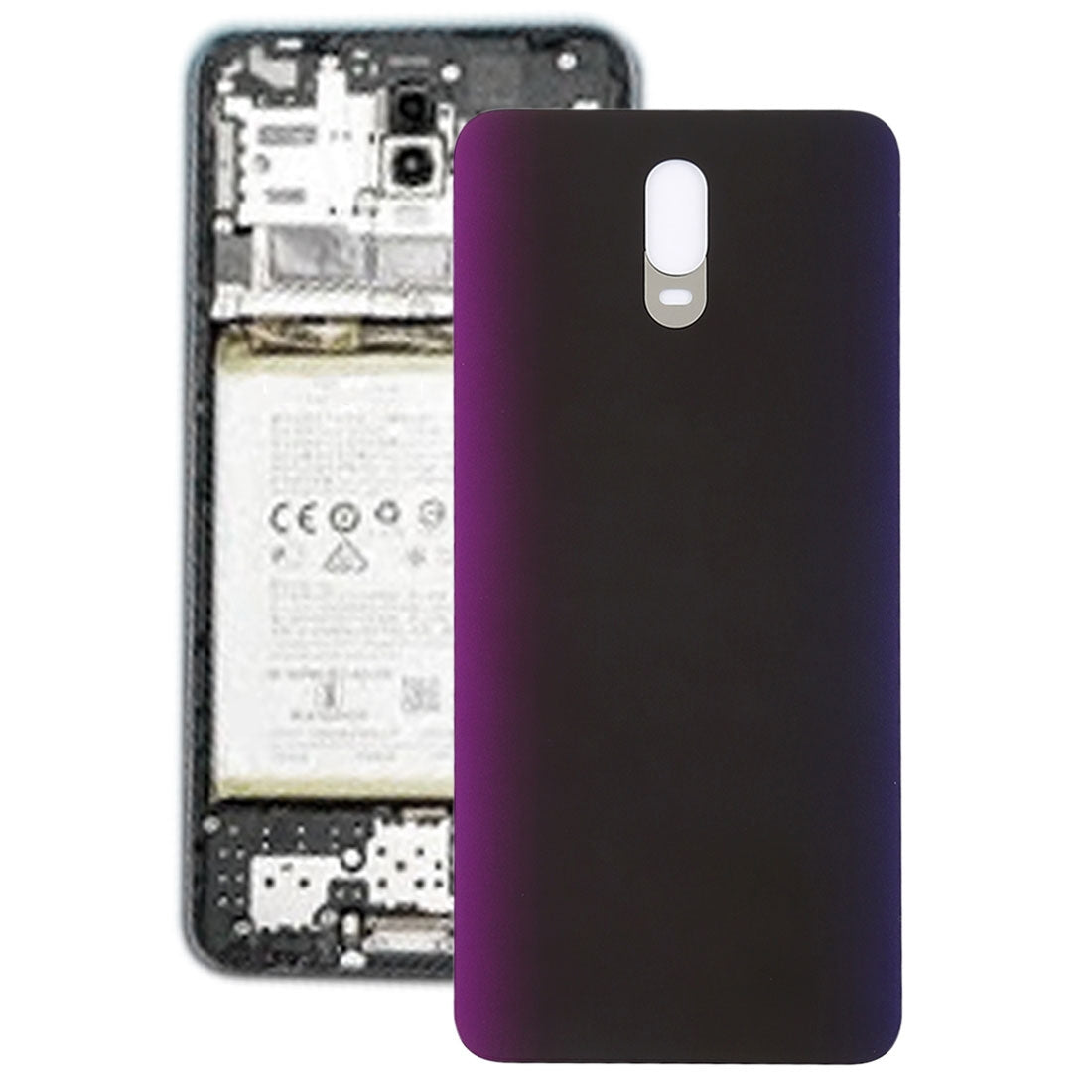 For OPPO R17 Back Cover (Purple)