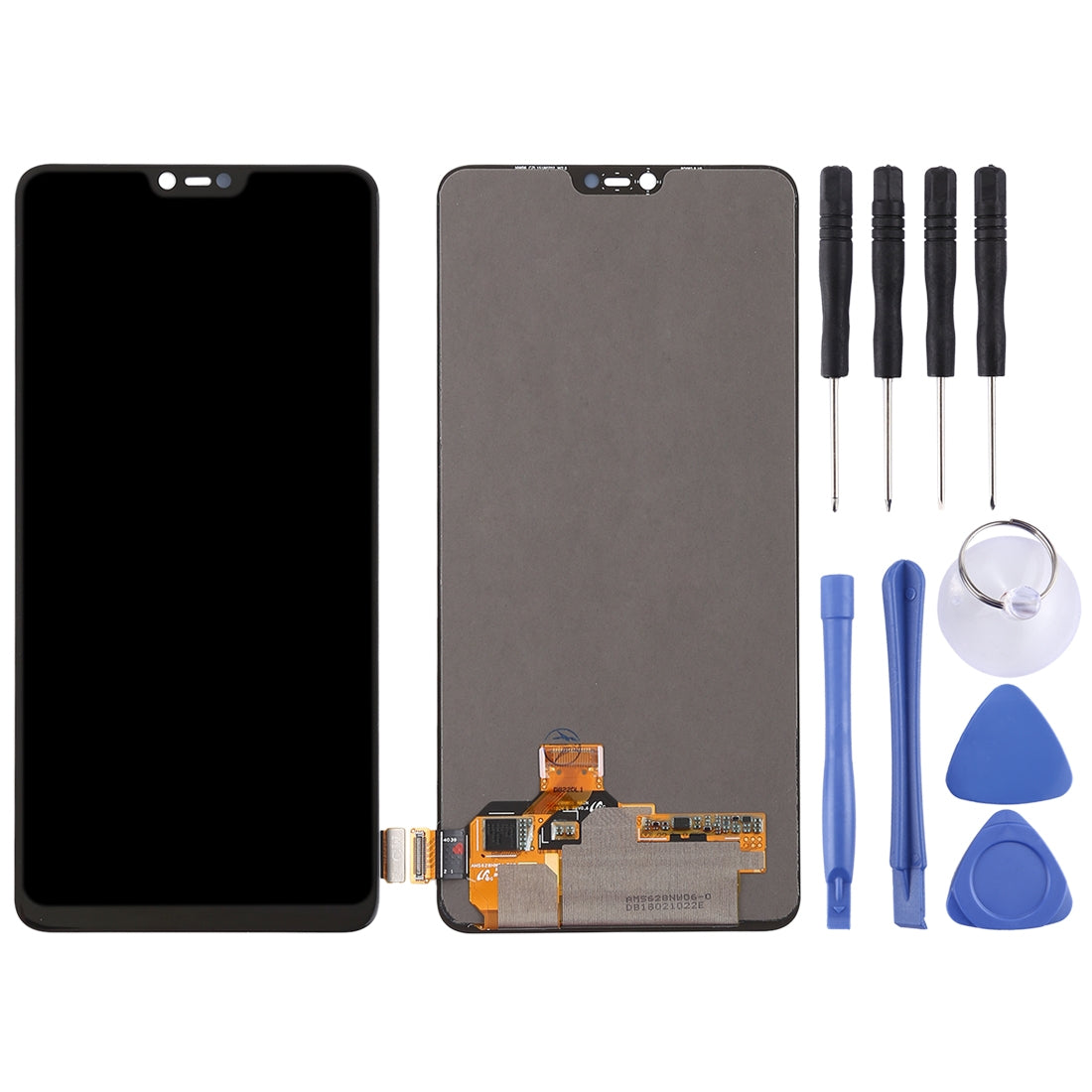 Original LCD Screen for OPPO R15 with Digitizer Full Assembly (Black)