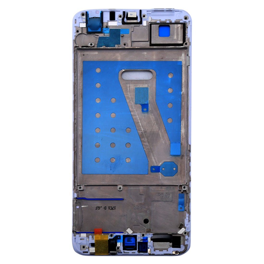 For Huawei P smart (Enjoy 7S) Front Housing LCD Frame Bezel Plate(Black)