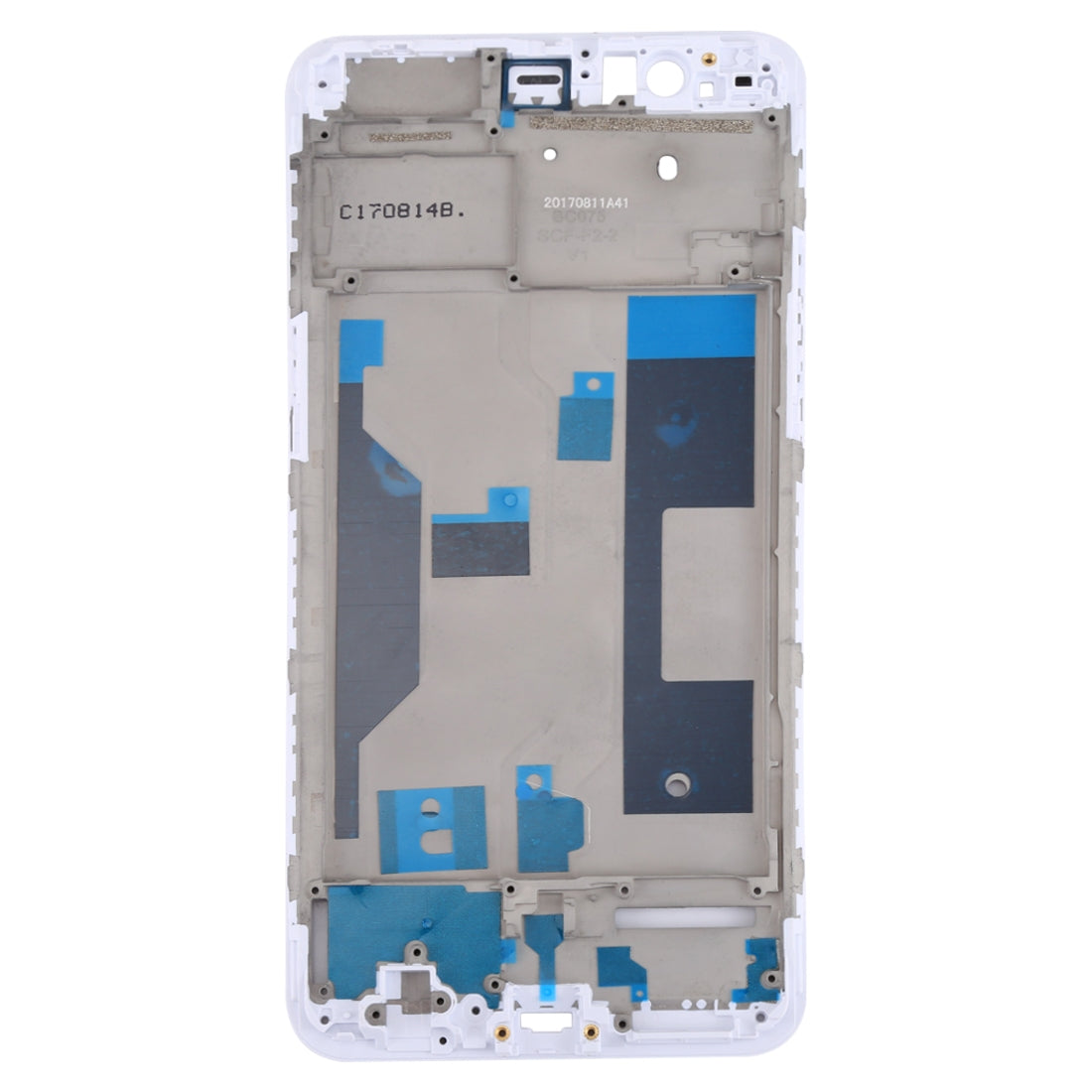 For OPPO R11 Plus Front Housing LCD Frame Bezel Plate (White)