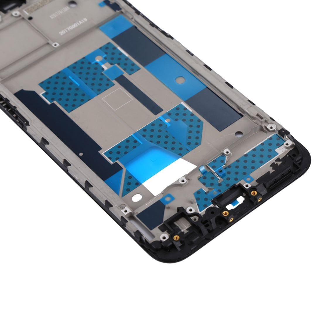 For OPPO R11 Front Housing LCD Frame Bezel Plate (Black)