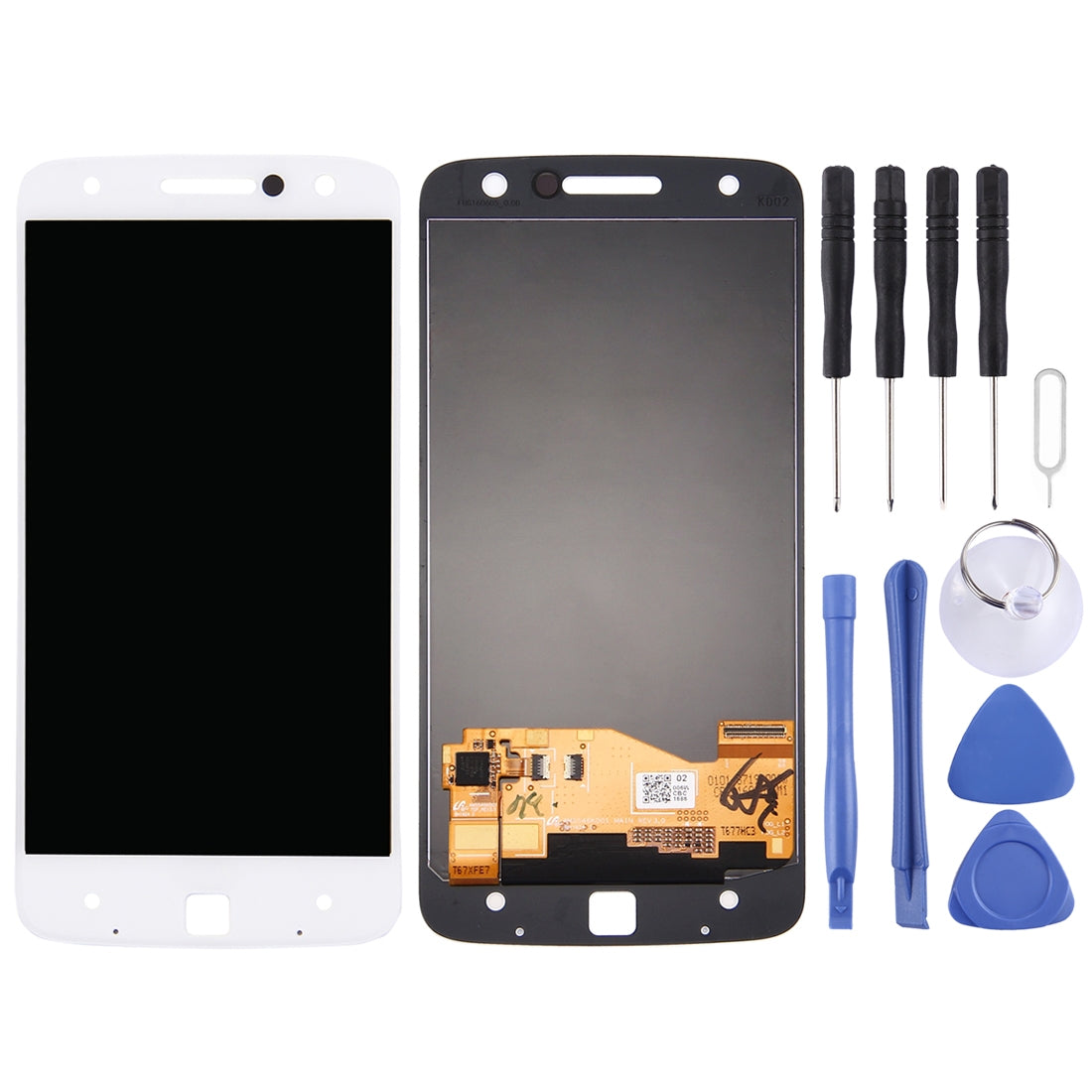 LCD Screen for Motorola Moto Z with Digitizer Full Assembly(White)