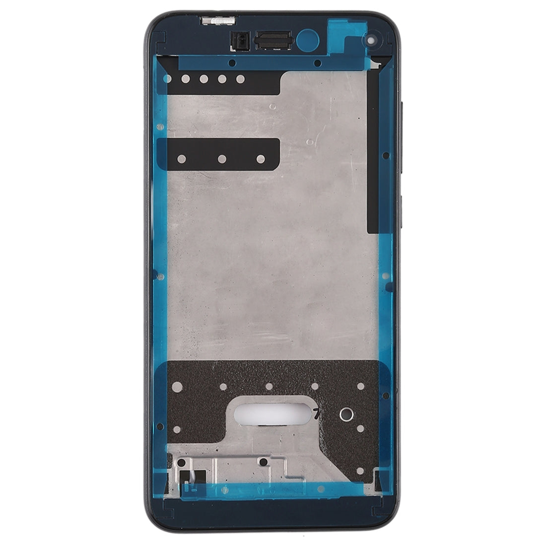 Middle Frame Bezel Plate with Side Keys for Huawei Honor 8 Lite(Black)