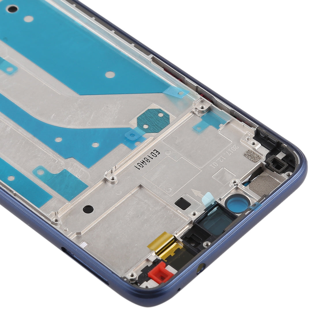 Middle Frame Bezel Plate with Side Keys for Huawei Honor 8 Lite(Blue)