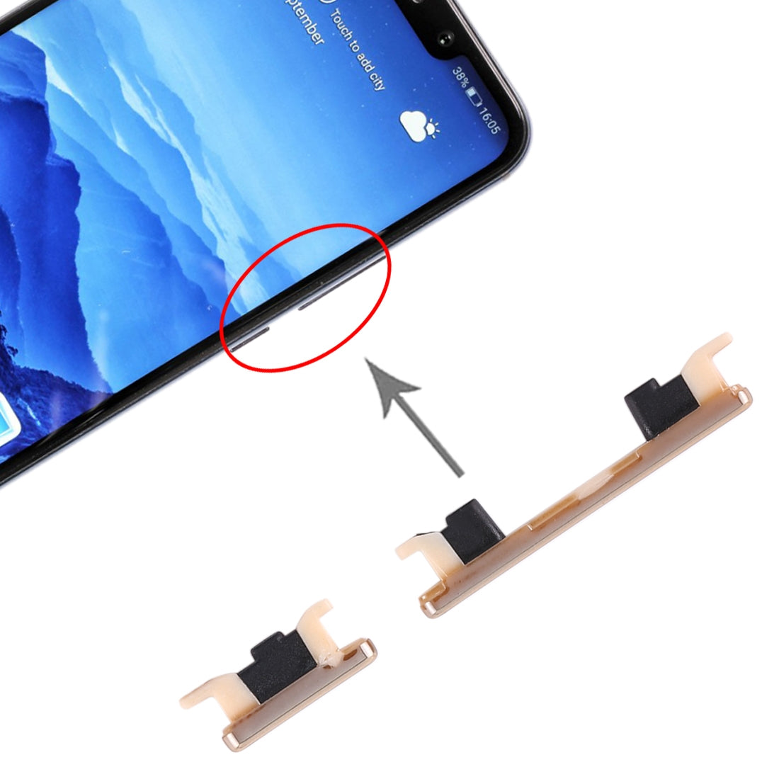 Side Keys for Huawei Mate 20 Lite(Gold)