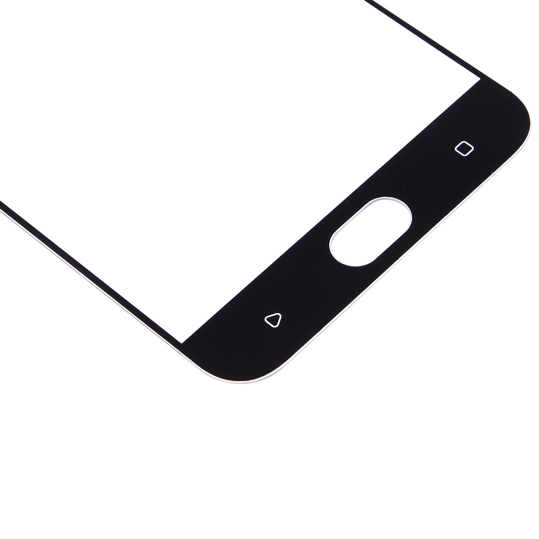 For OPPO R9s Front Screen Outer Glass Lens (White)