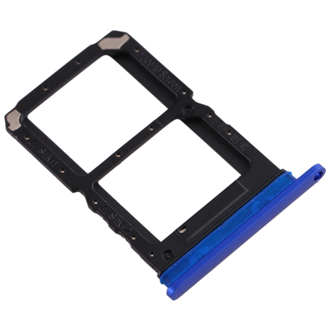 For Realme X2 Pro SIM Card Tray + SIM Card Tray (Blue)