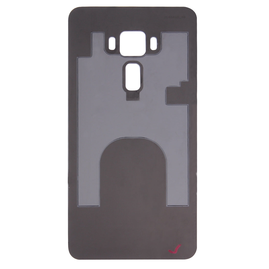 5.5 inch Glass Back Battery Cover for ASUS ZenFone 3 / ZE552KL(Black)