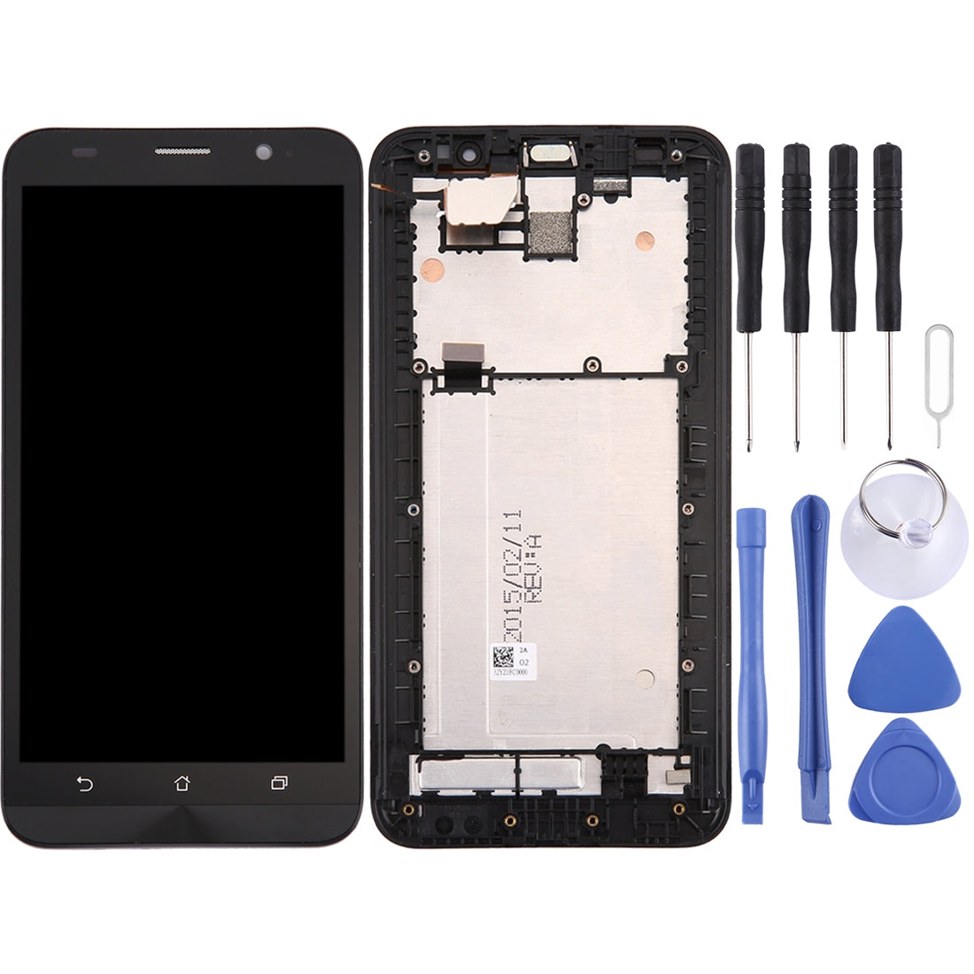 OEM LCD Screen for Asus ZenFone 2 / ZE550ML Digitizer Full Assembly with Frame?Black)