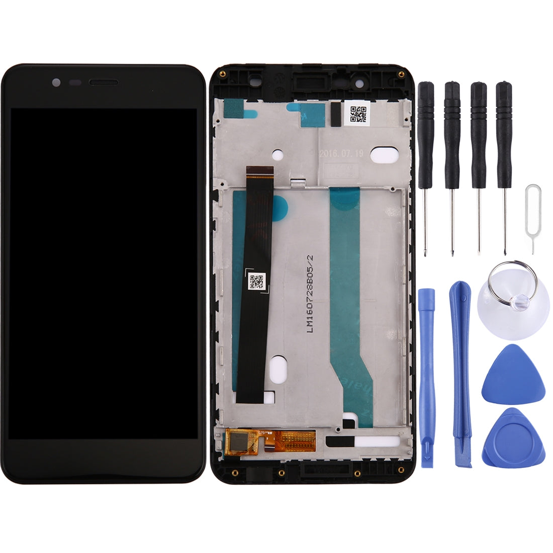 OEM LCD Screen for Asus ZenFone 3 Max / ZC520TL / X008D Digitizer Full Assembly with Frame?Black)
