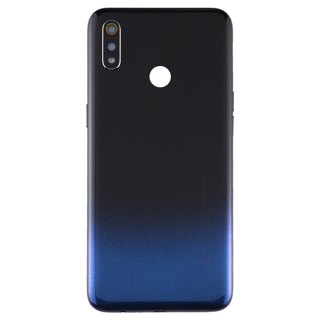 For OPPO Realme 3 Battery Back Cover (Black Blue)