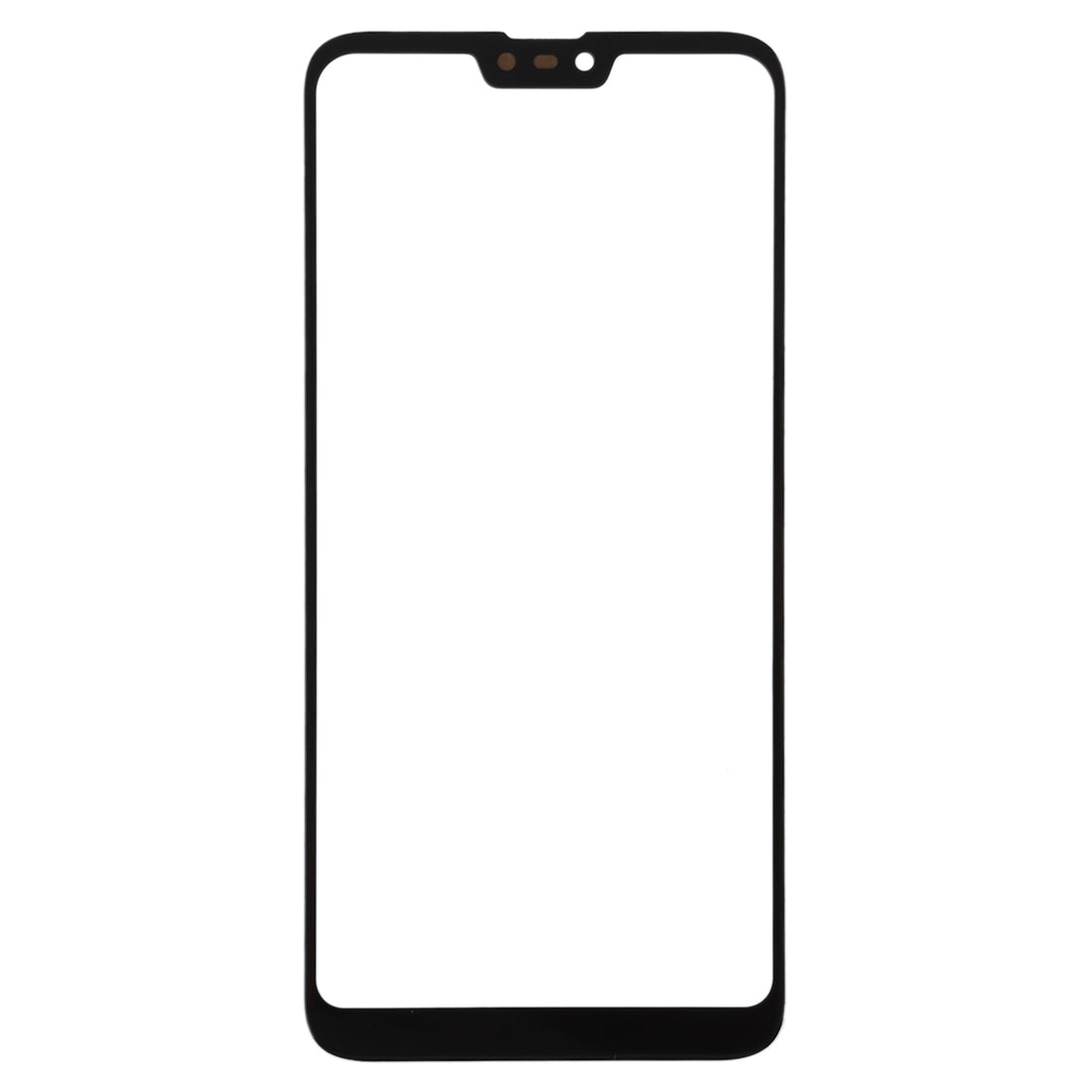 Front Screen Outer Glass Lens for Asus Zenfone Max Shot / Zenfone Max Plus (M2) / ZB634KL (Black)