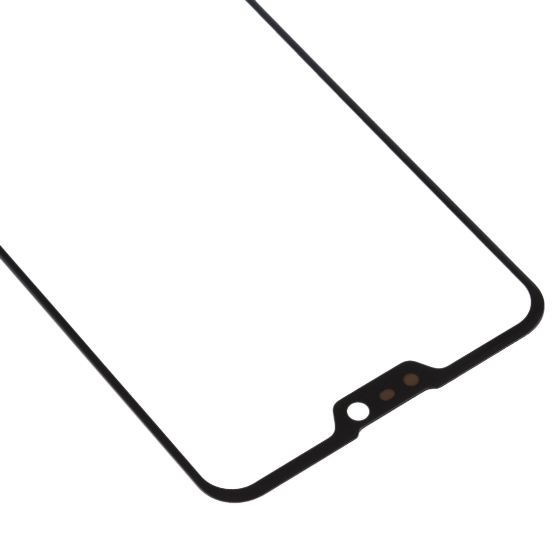 Front Screen Outer Glass Lens for Asus Zenfone Max Pro (M2) ZB631KL X01BDA (Black)