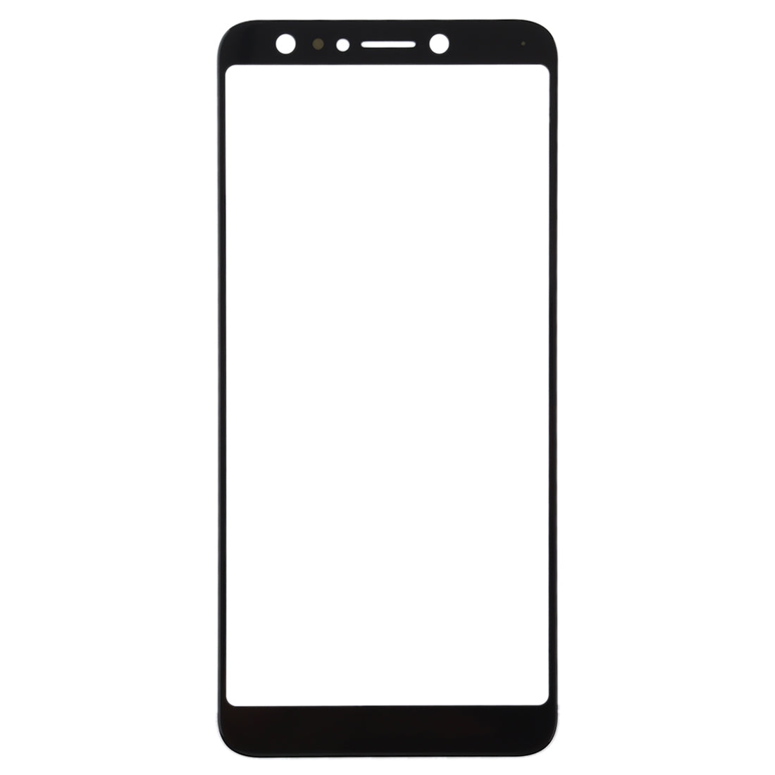 Front Screen Outer Glass Lens for Asus Zenfone 5 Lite ZC600KL / X017D (Black)