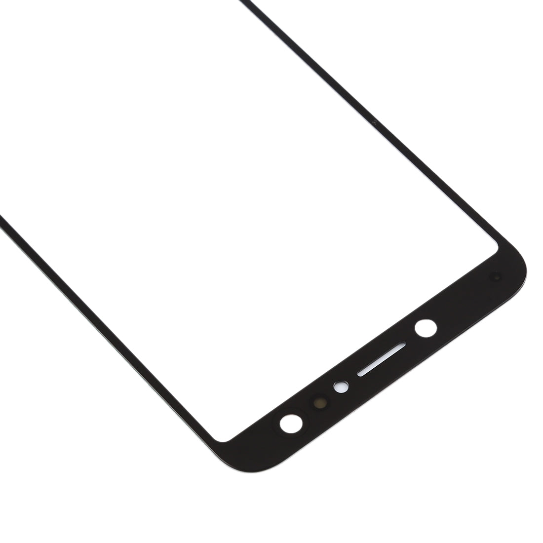 Front Screen Outer Glass Lens for Asus Zenfone 5 Lite ZC600KL / X017D (Black)