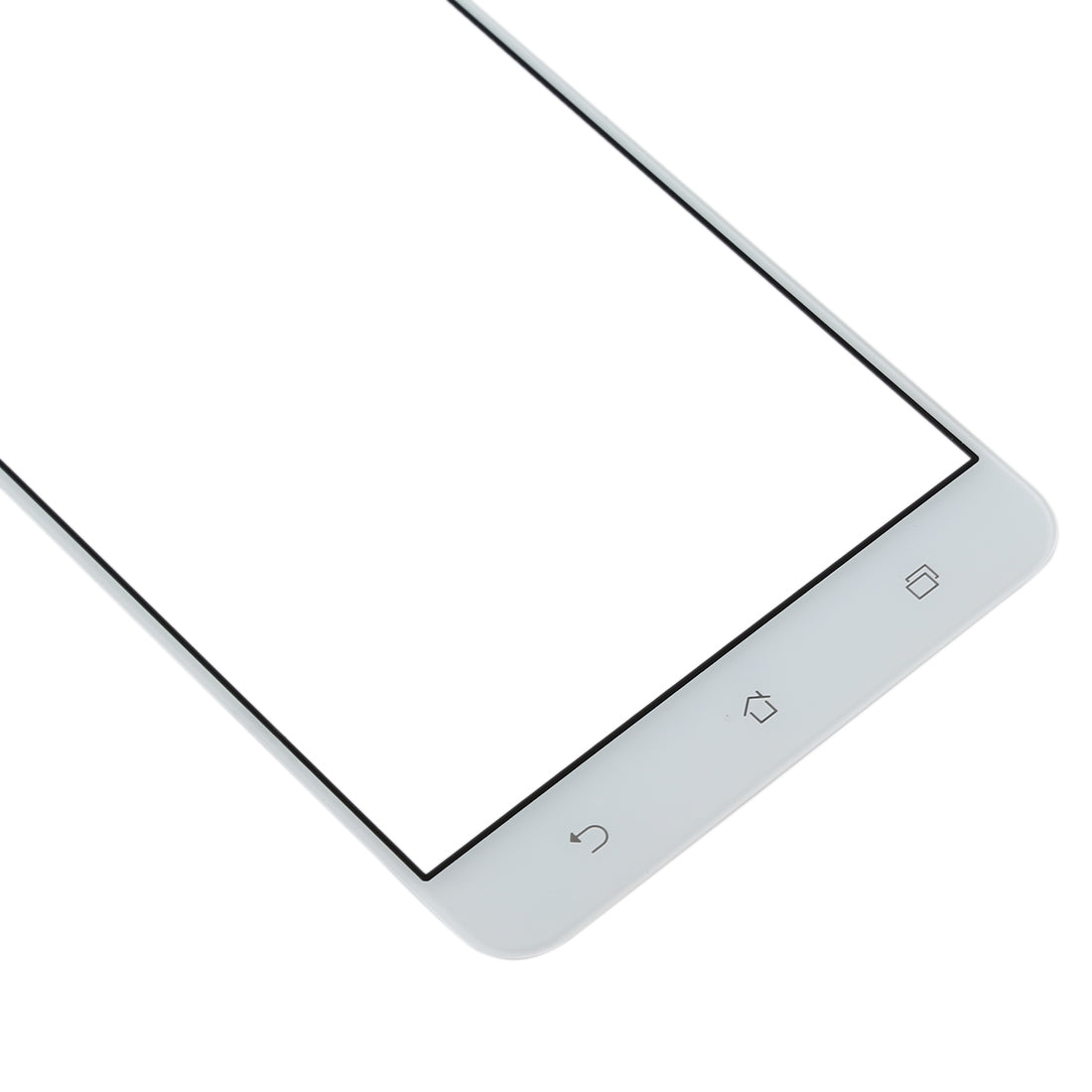 Front Screen Outer Glass Lens for Asus Zenfone 3 Zoom ZE553KL / Z01HD (White)