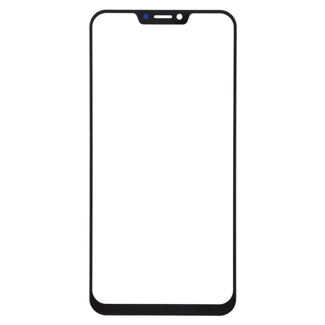 Front Screen Outer Glass Lens for Asus Zenfone 5 ZE620KL / Zenfone 5z ZS620KL (Black)