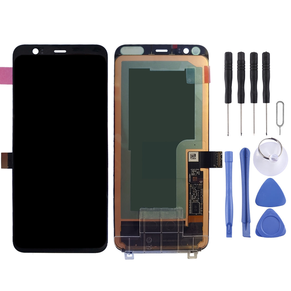 Original LCD Screen for Google Pixel 4 with Digitizer Full Assembly(Black)