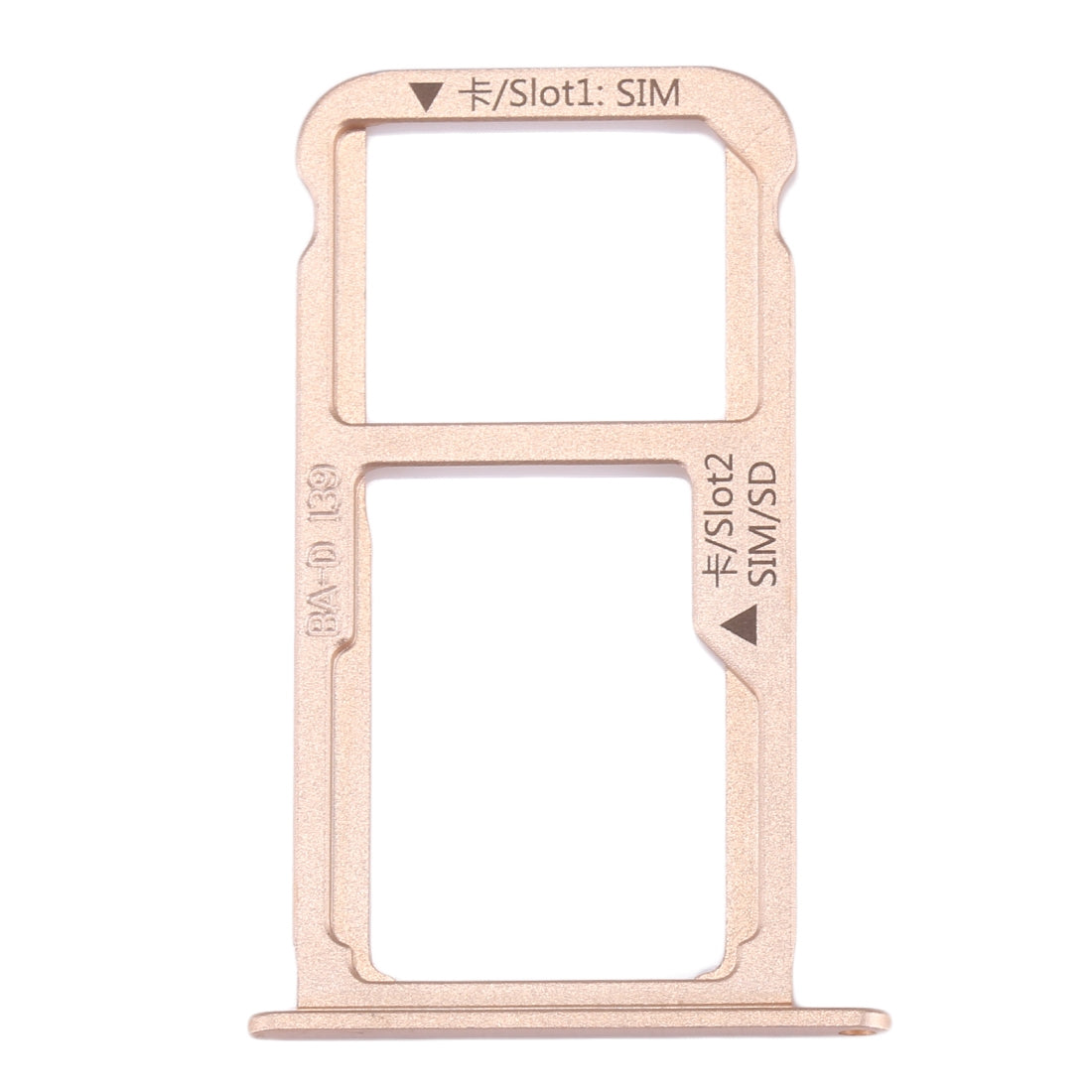 For Huawei Mate 9 SIM Card Tray & SIM / Micro SD Card Tray(Gold)