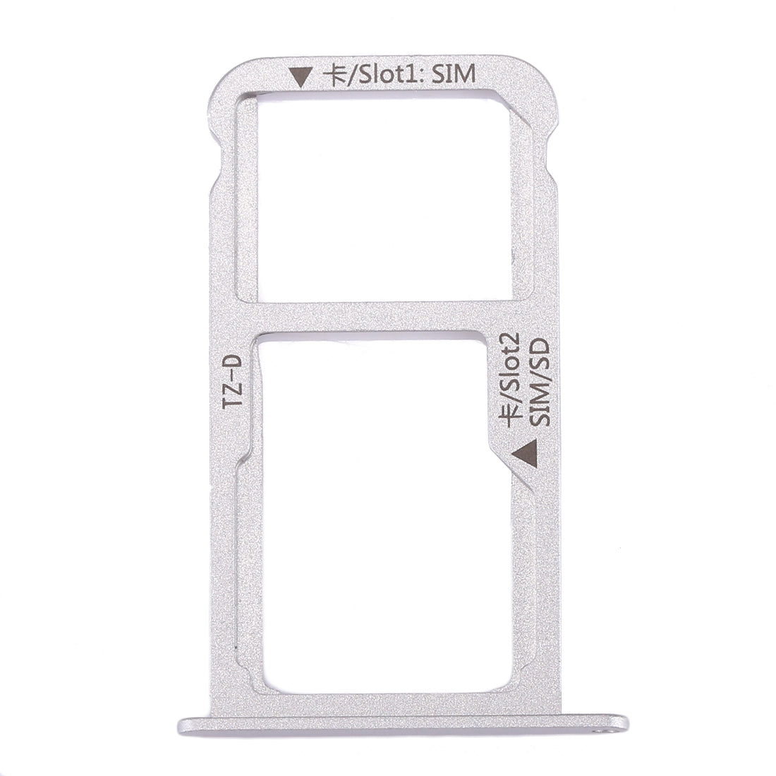 For Huawei Mate 9 SIM Card Tray & SIM / Micro SD Card Tray(Silver)