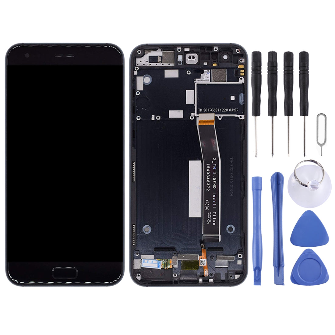 OEM LCD Screen for Asus ZenFone 4 ZE554KL Z01KDA Z01KD Z01KS Digitizer Full Assembly with Frame?Black)