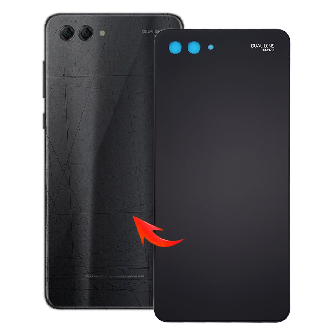 Back Cover for Huawei Nova 2s(Black)