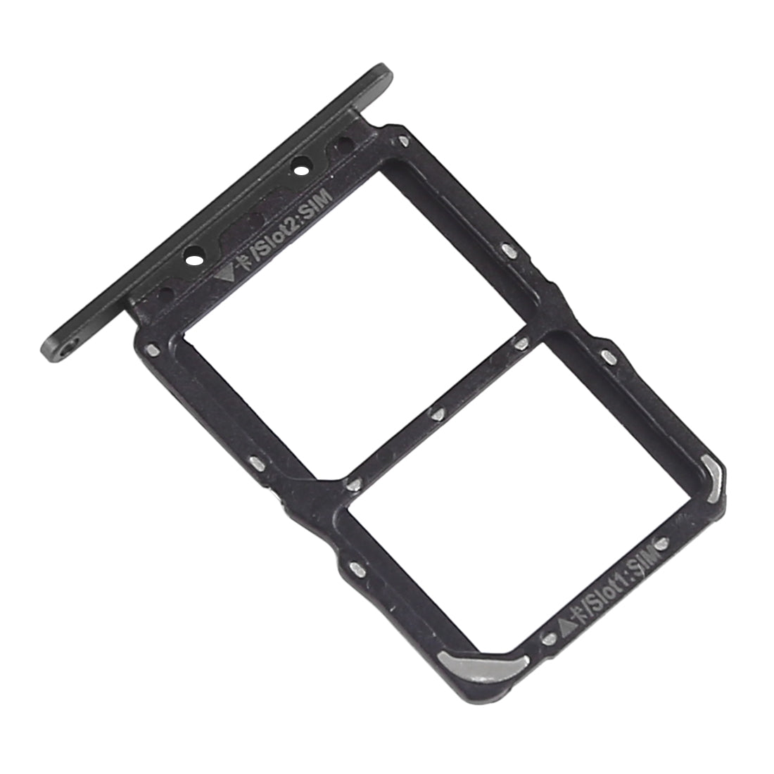 SIM Card Tray + SIM Card Tray for Huawei Honor View 20 (Honor V20) (Black)