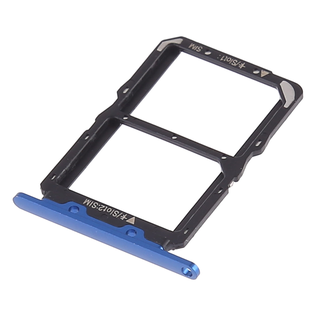 SIM Card Tray + SIM Card Tray for Huawei Honor View 20 (Honor V20) (Blue)