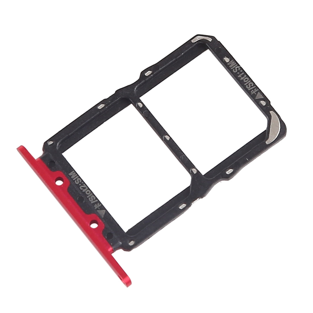 SIM Card Tray + SIM Card Tray for Huawei Honor View 20 (Honor V20) (Red)