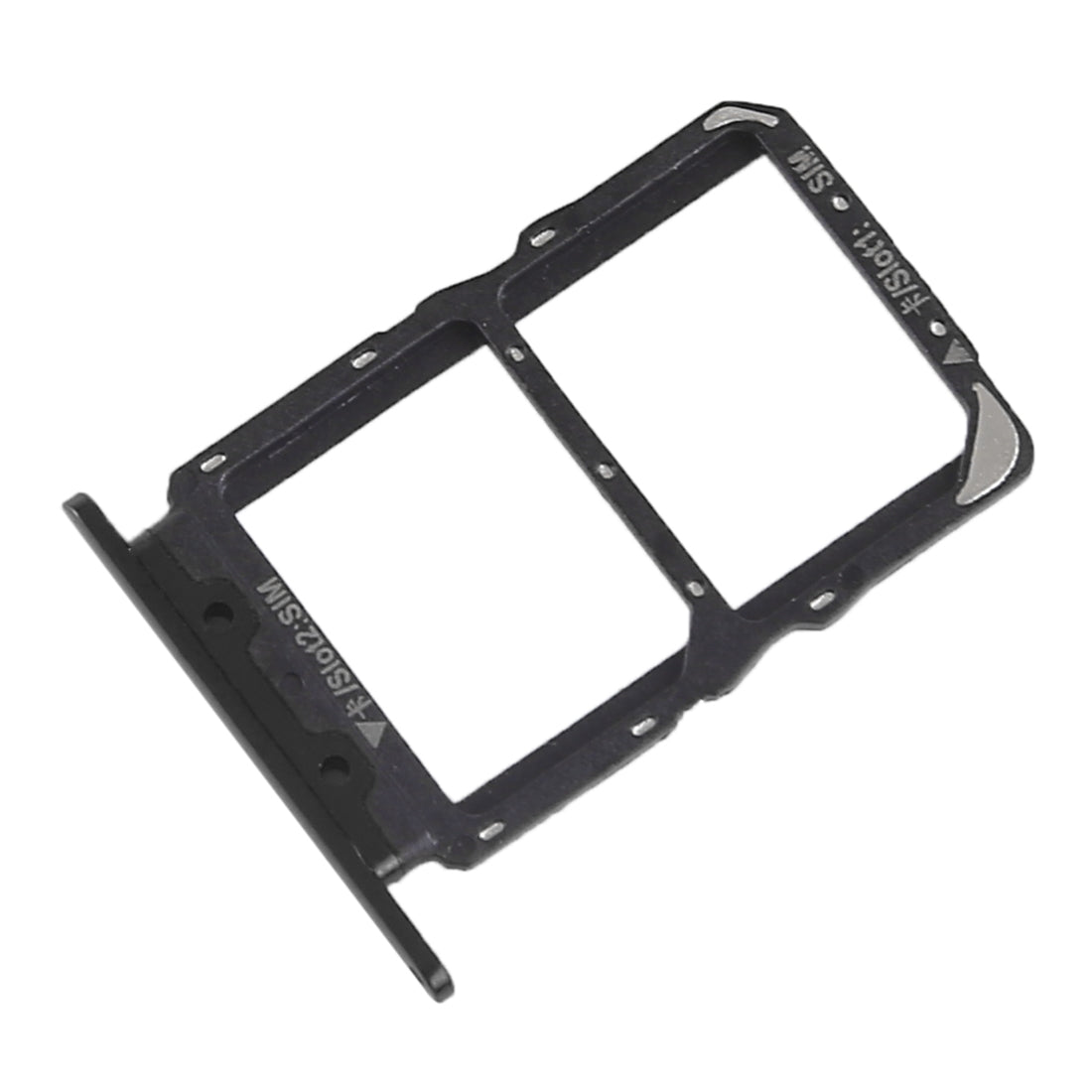 SIM Card Tray + SIM Card Tray for Huawei Nova 4 (Black)