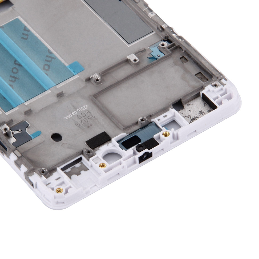 For OPPO A53 Front Housing LCD Frame Bezel Plate (White)