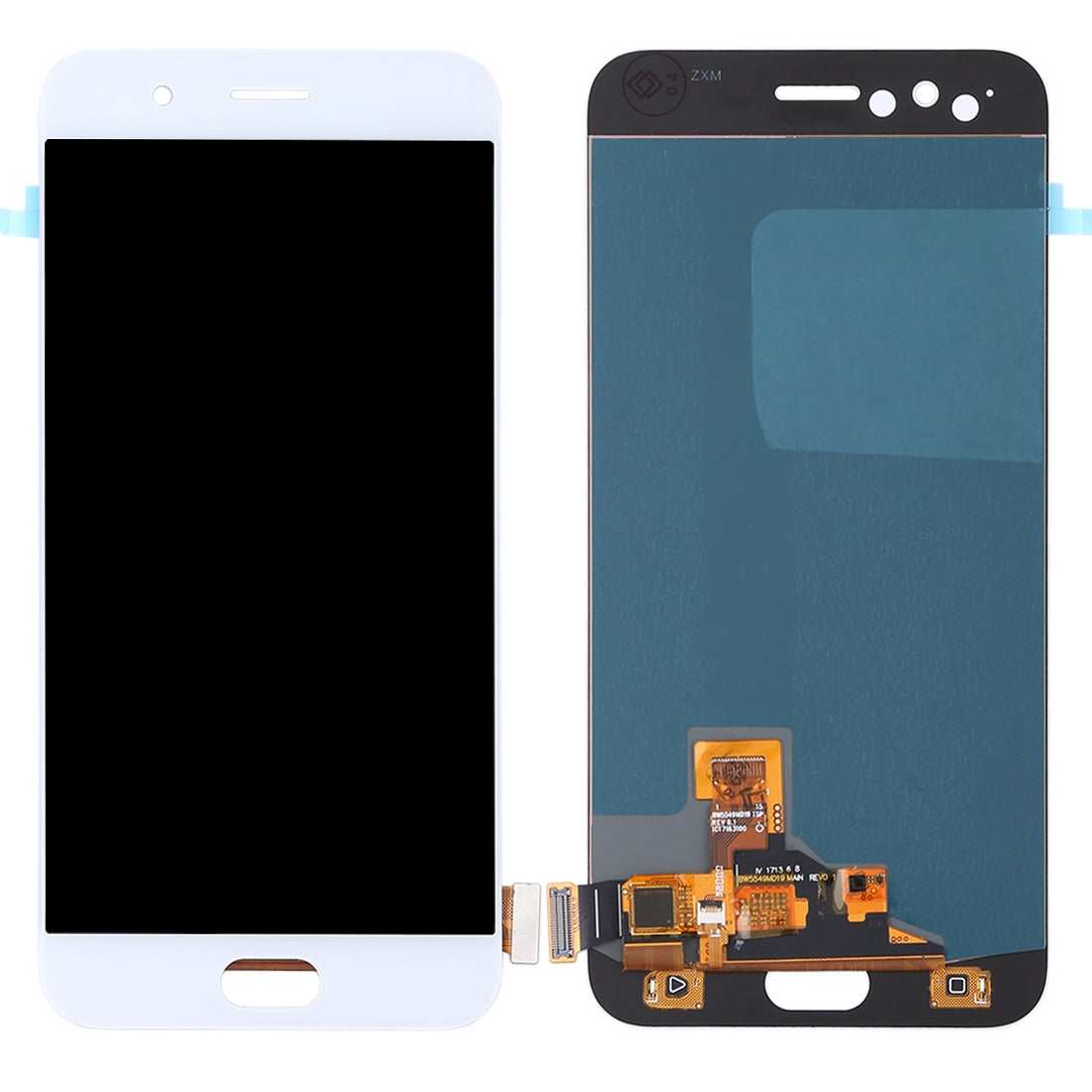 Original LCD Screen for OPPO R11 with Digitizer Full Assembly (White)
