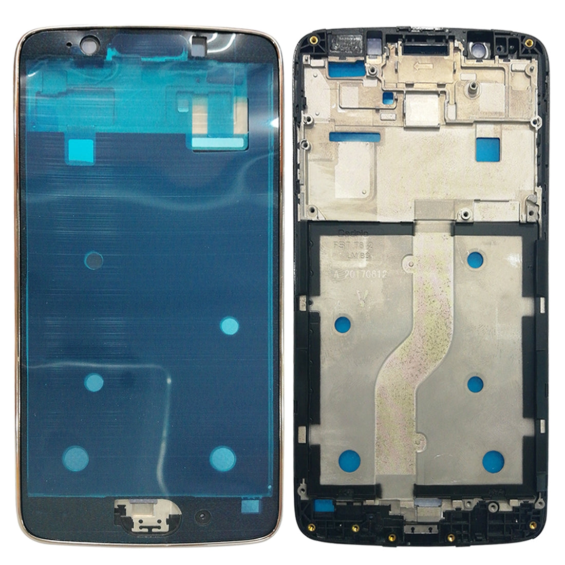 Front Housing LCD Frame Bezel for Motorola Moto G5(Gold)