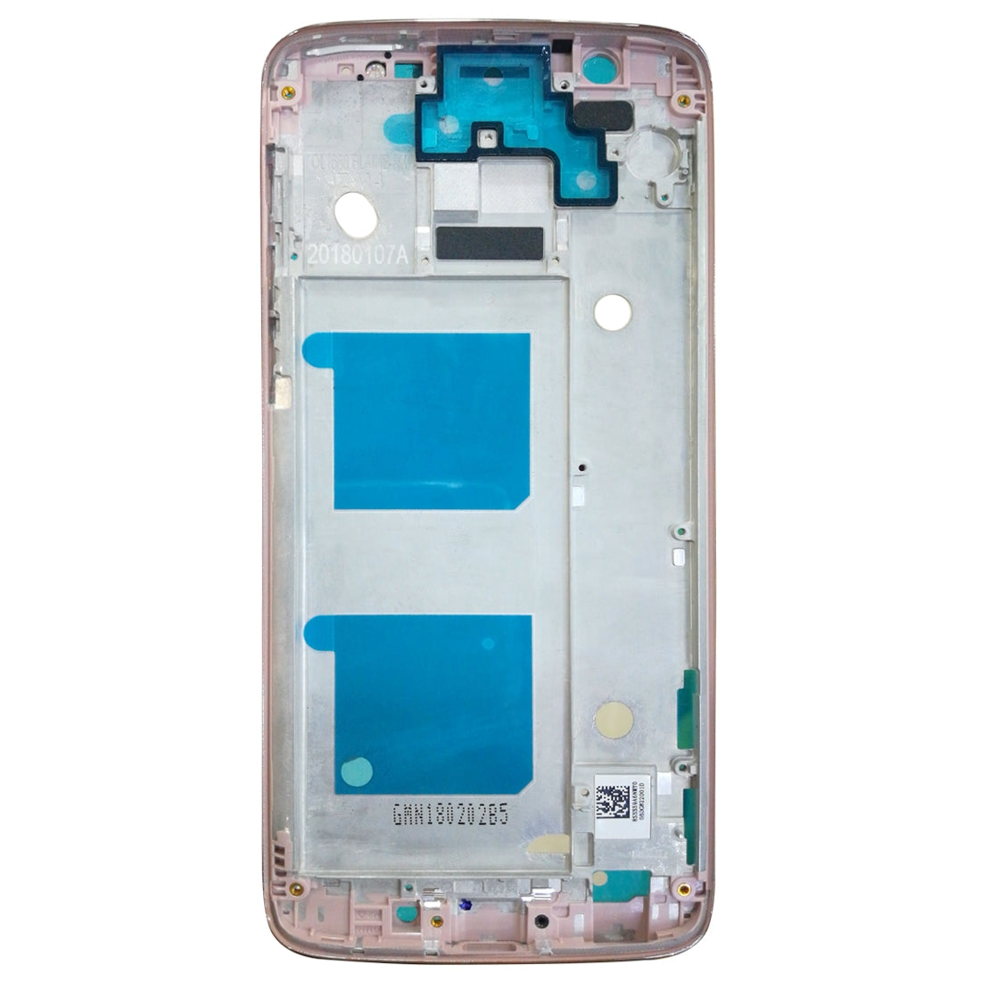 Front Housing LCD Frame Bezel for Motorola Moto G6 (Rose Gold)
