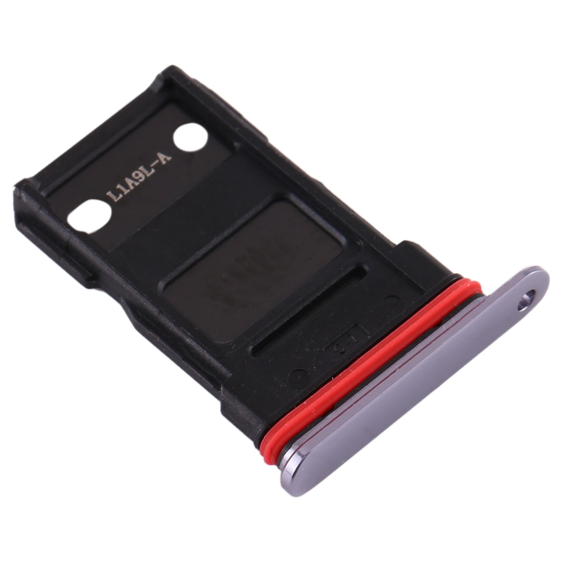 For OnePlus 7T Single SIM Card Tray (Silver)